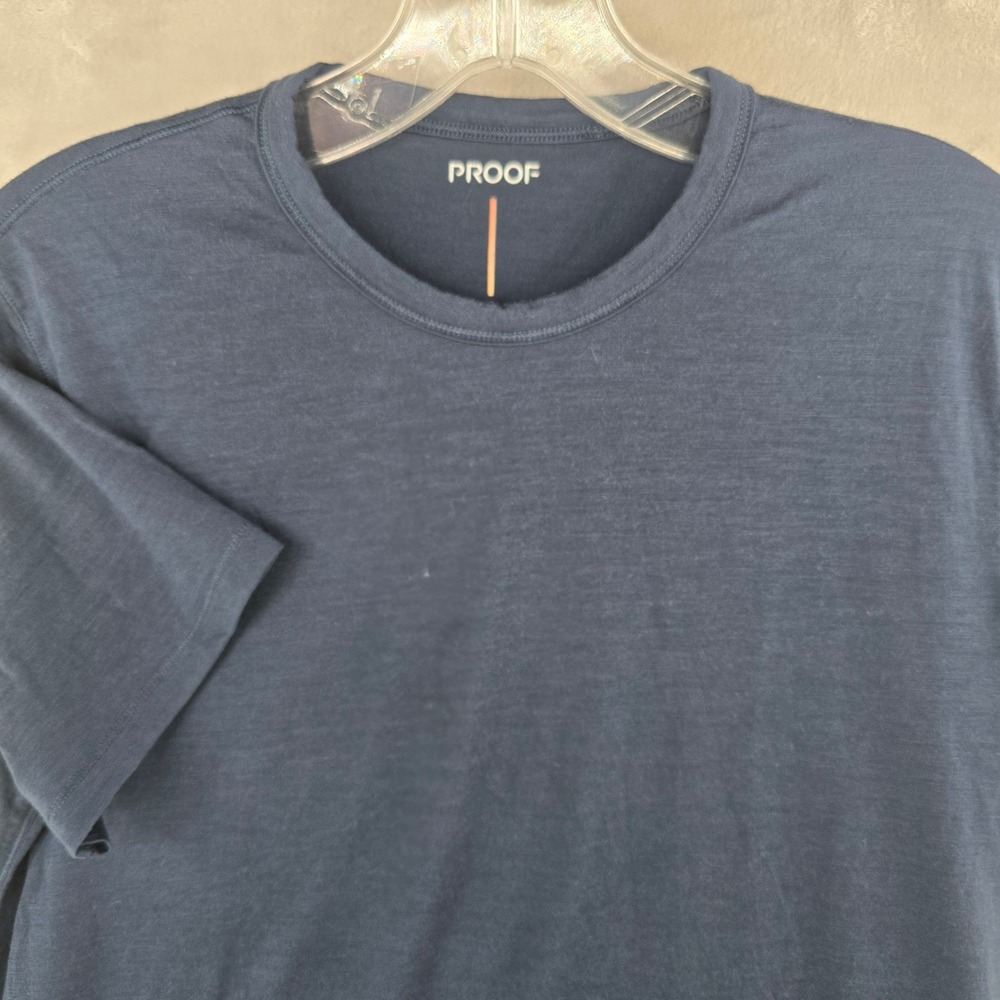 NWOT Proof Size XS 72-Hour Merino Air Tee Navy Performance Fit Short Sleeve